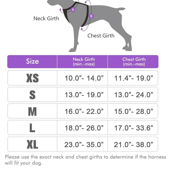 NWT Rabbitgoo Reflective padded No Pull Dog pet Harness - Picture 2 of 5